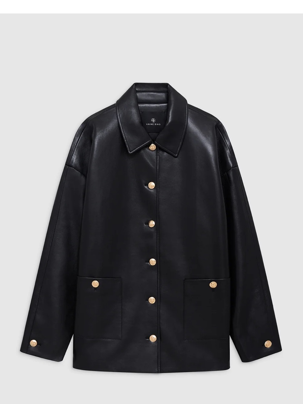 Anine Bing leather Luca jacket Smal - Picture 2 of 8